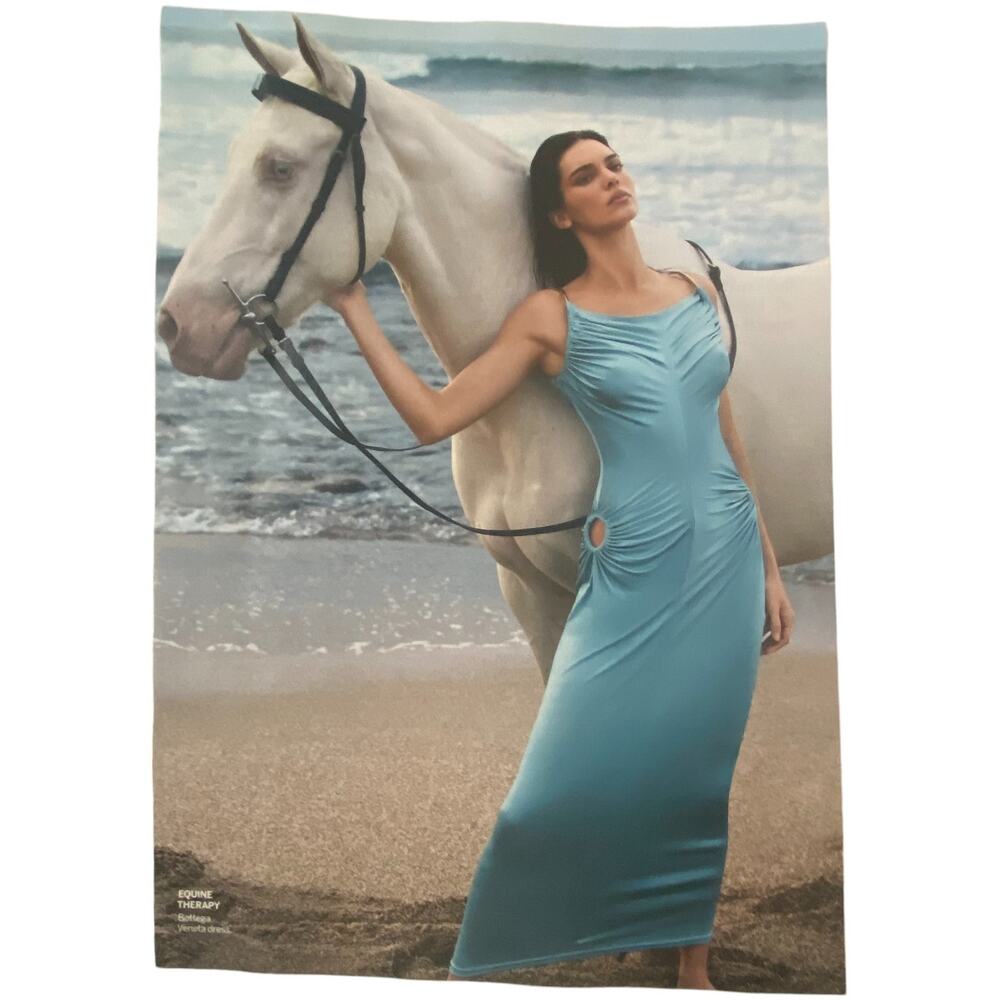 Kendall Jenner in Bottega Veneta Magazine Print Summer 2024 Frame Ready Original